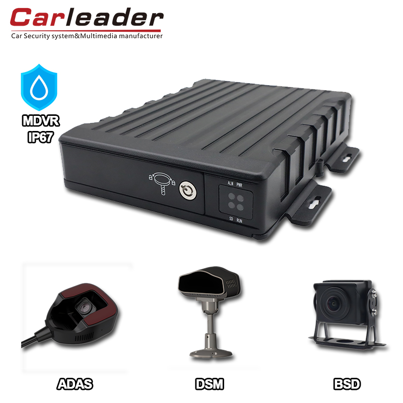 CarLeader IP67 Водонепроникний AI 4CH SD Мобільний відеореєстратор: Розширений рішень для моніторингу транспортних засобів