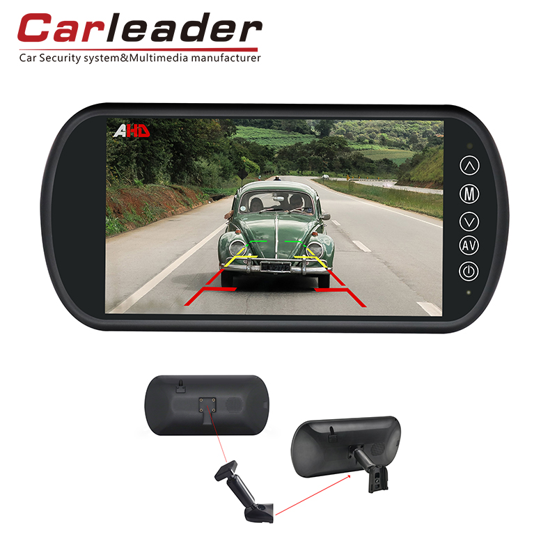 CarLeader 7-дюймовий AHD MORNOR MORNORE MONIOR з кронштейном STALT-надійна парна для безпеки дорожнього руху