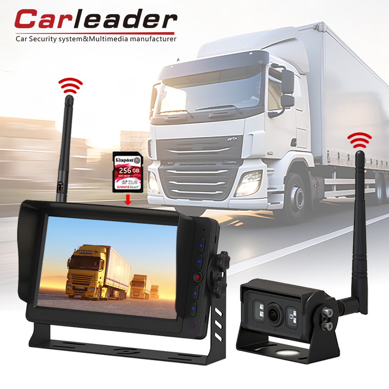 CarLeader 7-дюймовий відеореєстратор Запис 2,4 ГГц цифрова система бездротового моніторингу ---- Забезпечте безпеку водіння
