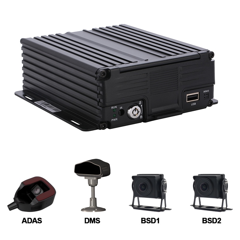 Розумніше керування автопарком із Carleader 4CH AI HDD Mobile DVR Підтримка ADAS+DMS+BSD