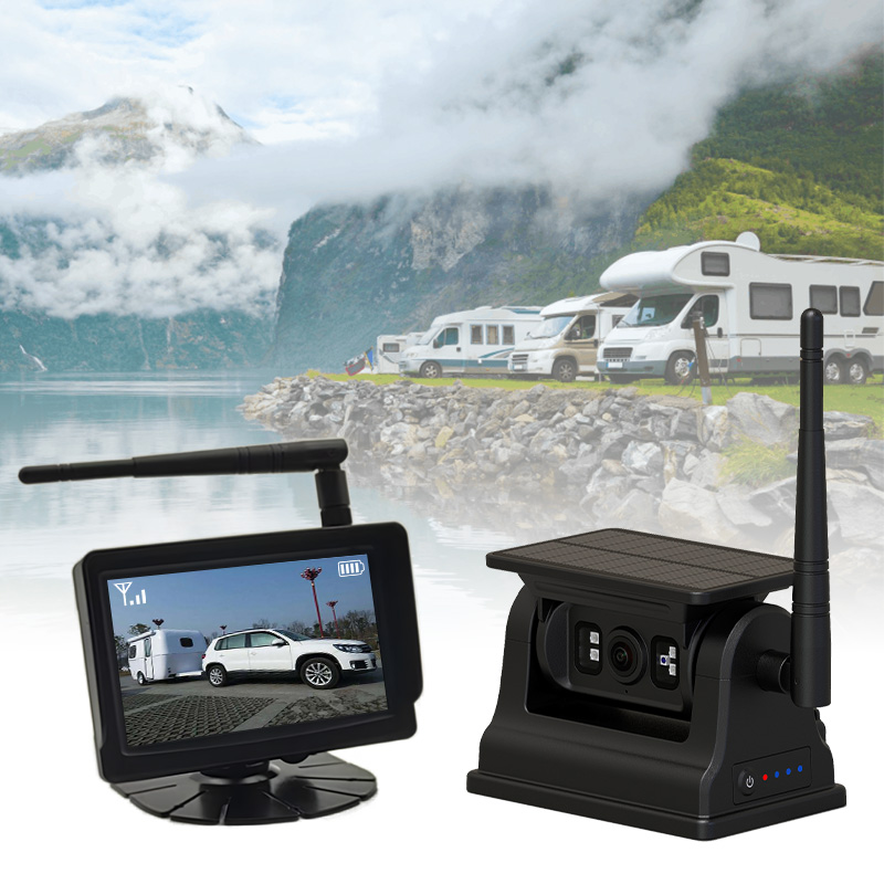 5-дюймова бездротова акумуляторна магнітна система автомобільної камери на сонячних батареях --- Ваш найкращий партнер для безпечнішого водіння