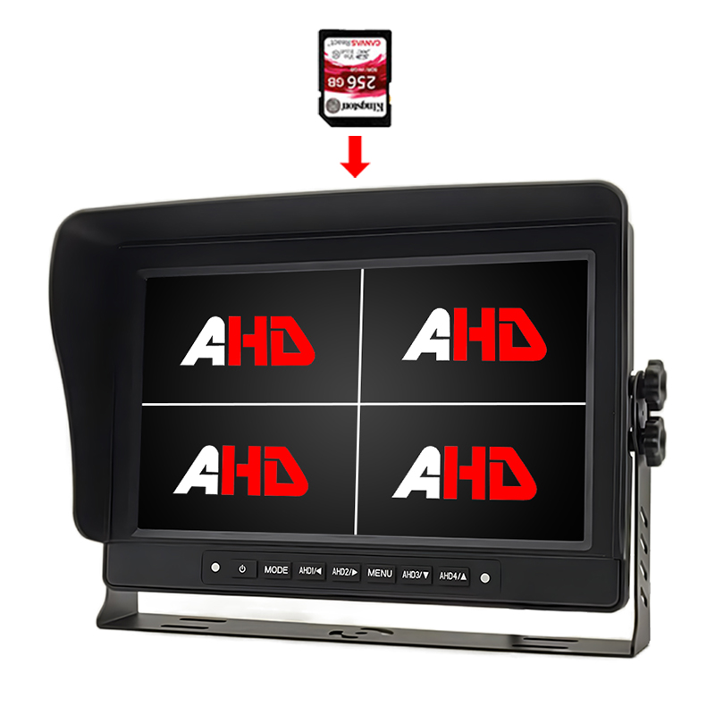 Carleader 10.1 Водонепроникний AHD-монітор Quad View Display із записом відео Carleader 10.1 Водонепроникний AHD-монітор Quad View Display із записом відео