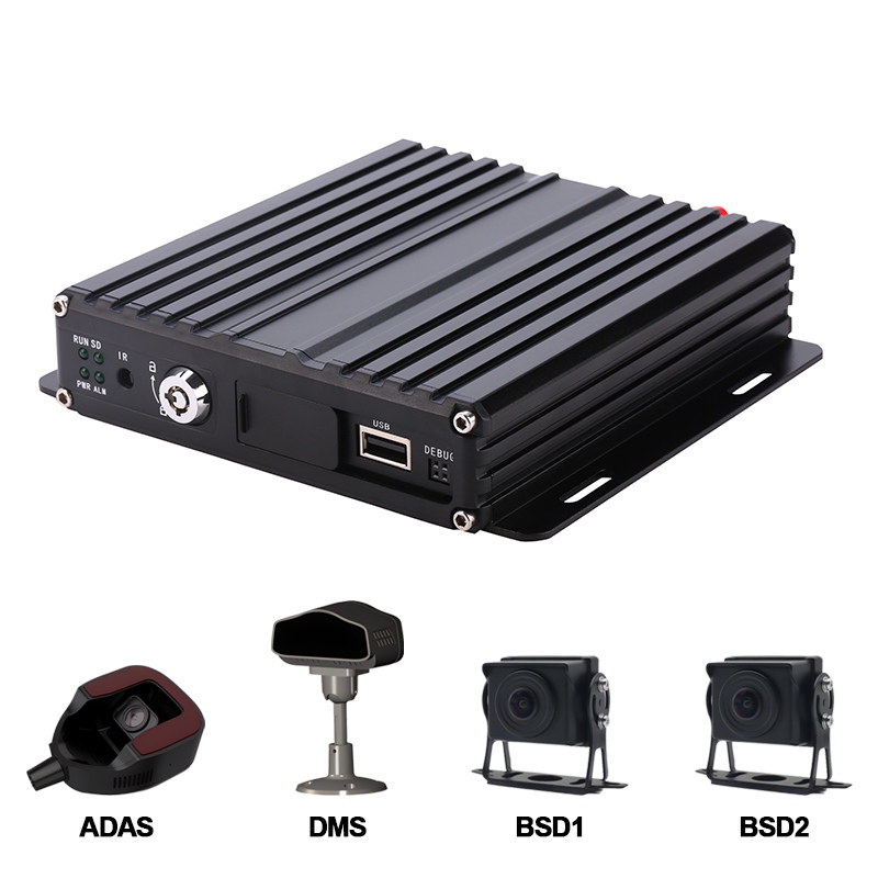 4CH AI SD Mobile DVR Підтримка ADAS+DMS+BSD