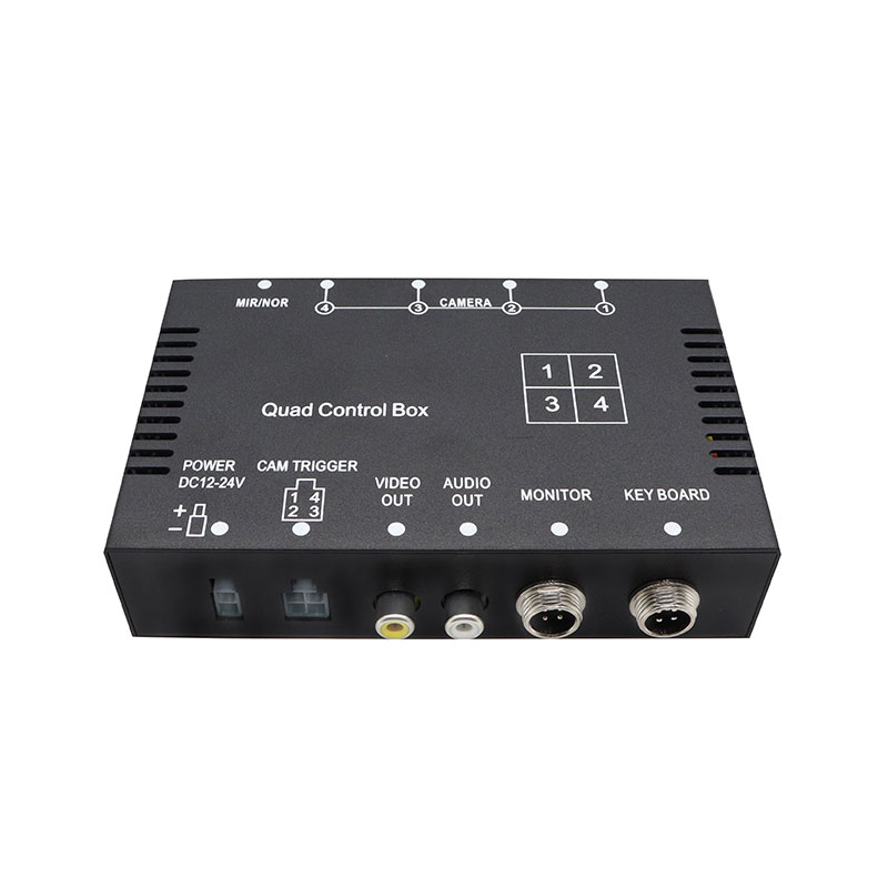 4CH Vehicle Video Control Box для відображення кількох камер і перемикання камер