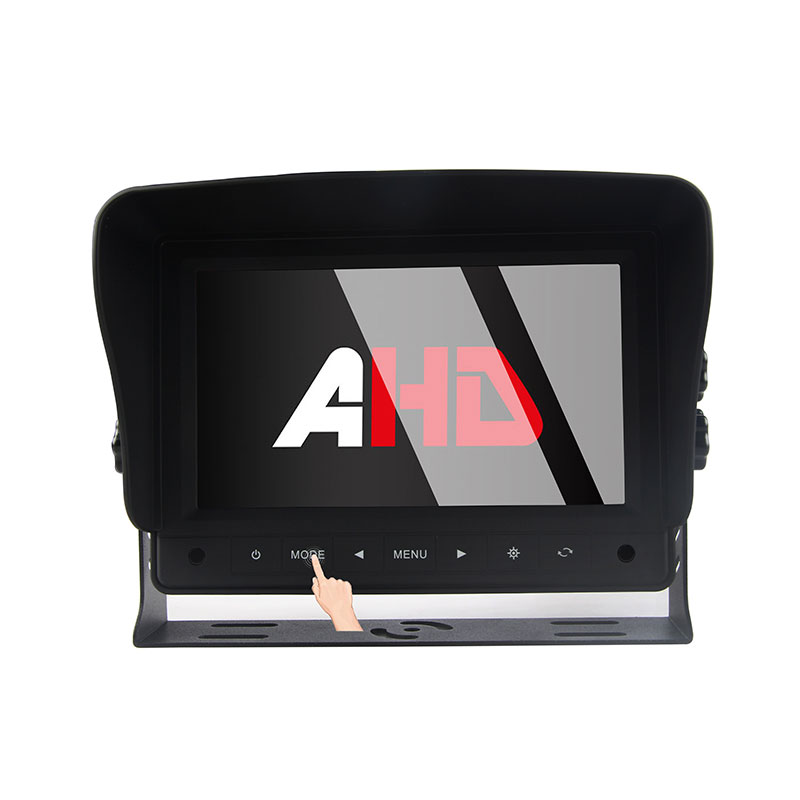 7-дюймові сенсорні кнопки 2CH Heavy Duty AHD Vehicle Montior